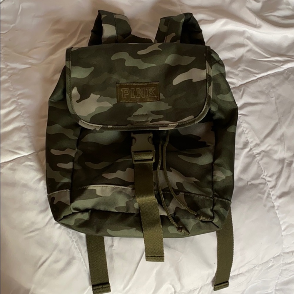 PINK Victoria Secret Camo backpack